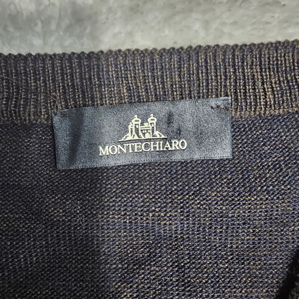 Vintage Montechiaro V Sweater Made in Italy Large